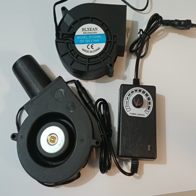 Adjustable Blower Fan For BBQ Heater Blower Air Blower Cooking Portable Machine For Home Vents Tools 5500 RPM