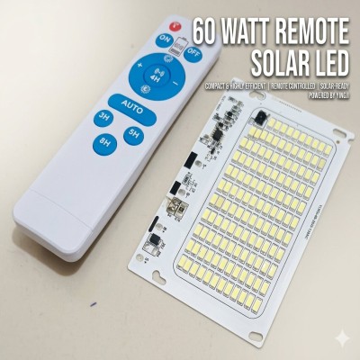 60W 3.7V Remote Controlled Solar LED Light Panel Kit (Original)