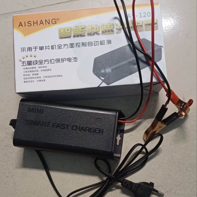 Aishang Mini Smart Fast Battery Charger with Auto Cut-Off Protection
