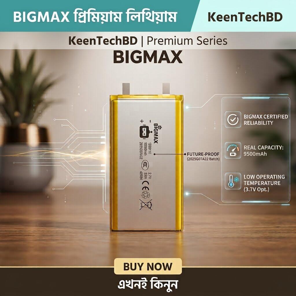 Bigmax1260110 Lithium Polymer Battery 10000mAh 3.7V Battery Power Bank Battery 1 pc