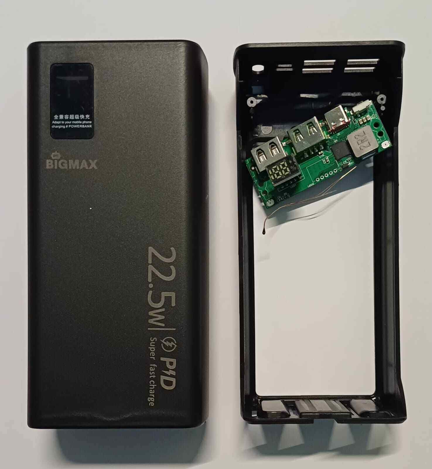 BIGMAX IP5356 30000mah Power Bank Case Diy Power Bank For 1260110 Battery (Without Battery)