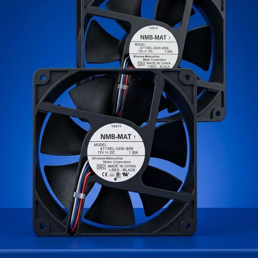 12V 1.40A DC Brushless Cooling Fan - 6000 RPM Ultra High Speed (5 Inch)