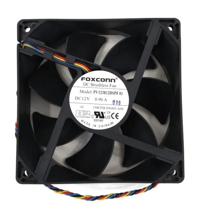 Foxconn 12V 0.90A DC Brushless Cooling Fan - PV123812DSPF 01 (4500 RPM)