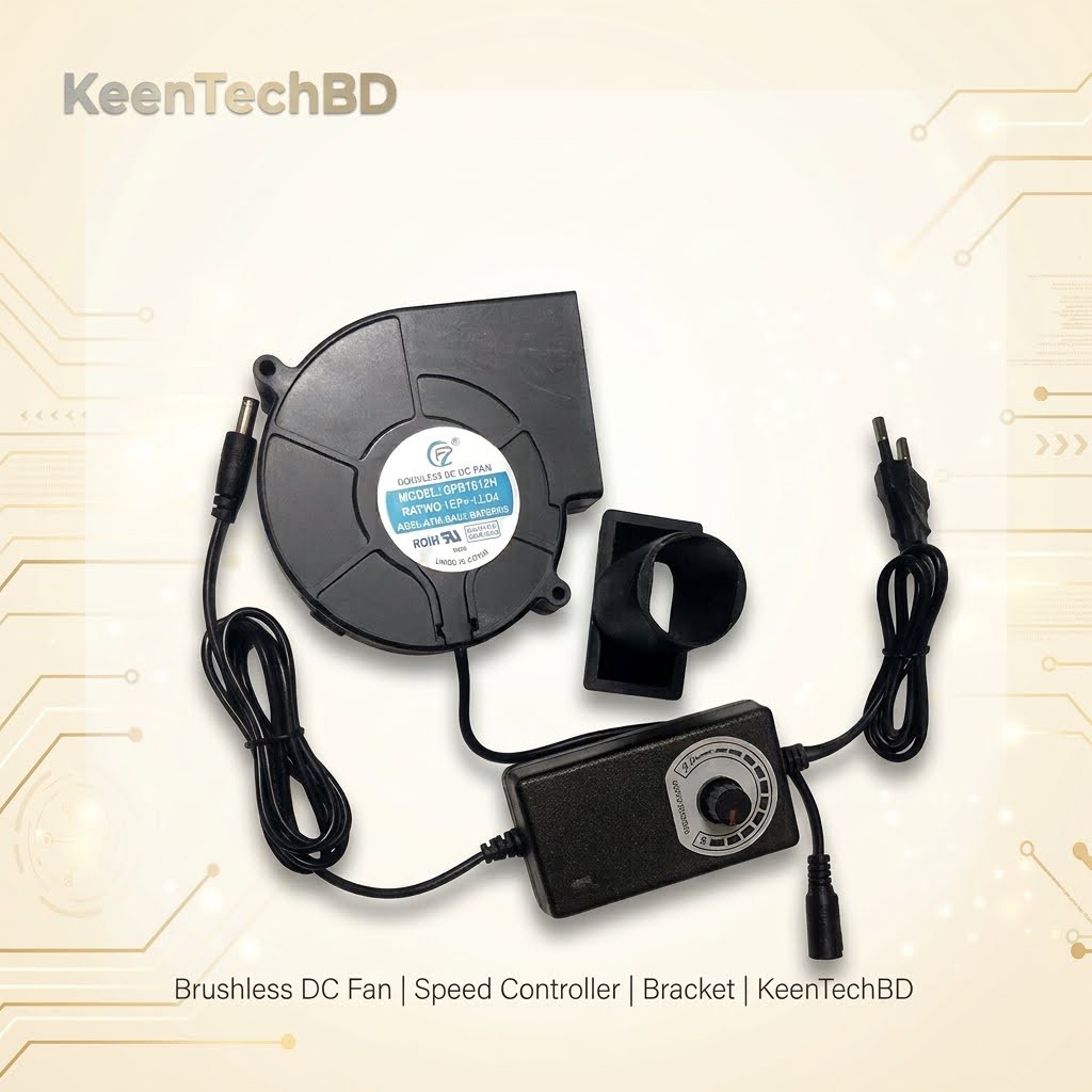 GPB1012H 12V 1.20A Brushless DC Blower Fan Combo Set (4200 RPM)