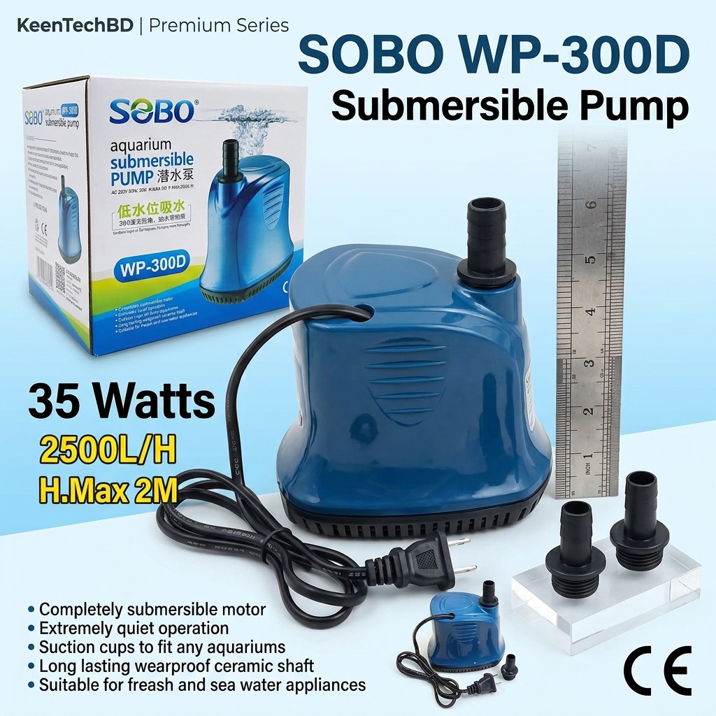 SOBO WP-300D Submersible AC Water Pump (35W)