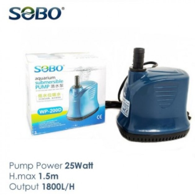 SOBO WP-200D Submersible AC Water Pump (25W)
