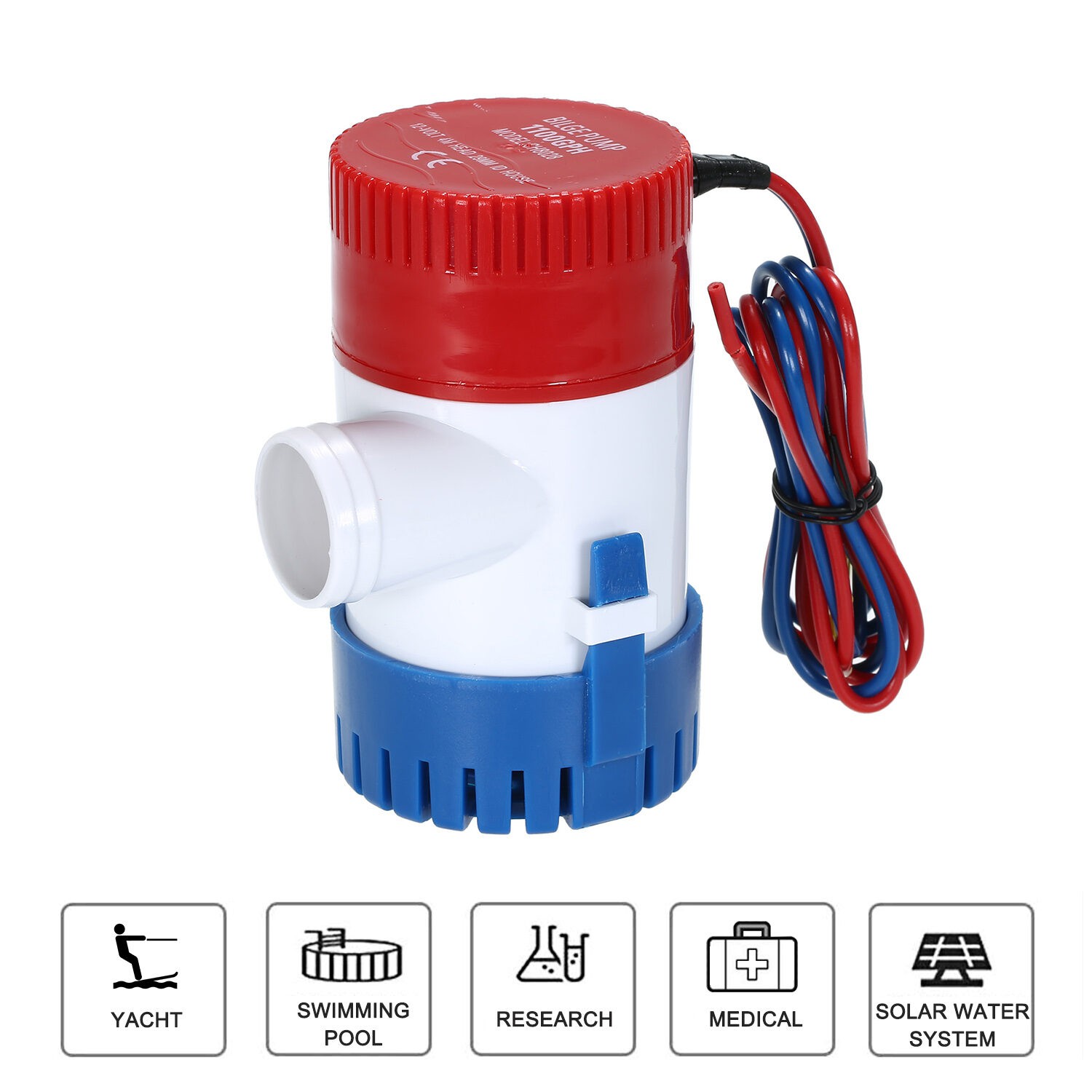 KeenTechBD 1100GPH 12V Submersible Bilge Pump