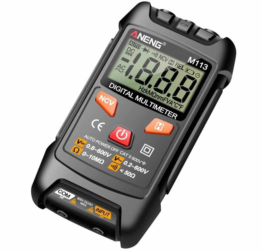 ANENG M113 Digital Multimeter (1999 Count Auto-Ranging)