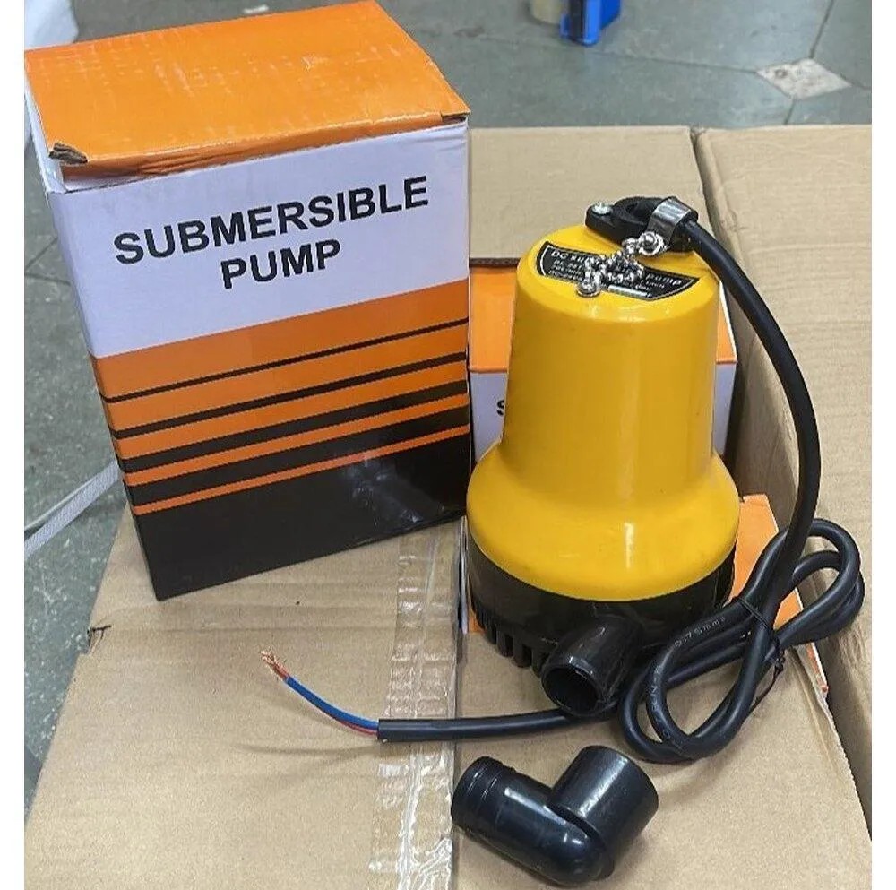 Marine Submersible Pump - 12V 60W DC Water Transfer (4200L/H High Flow Utility)