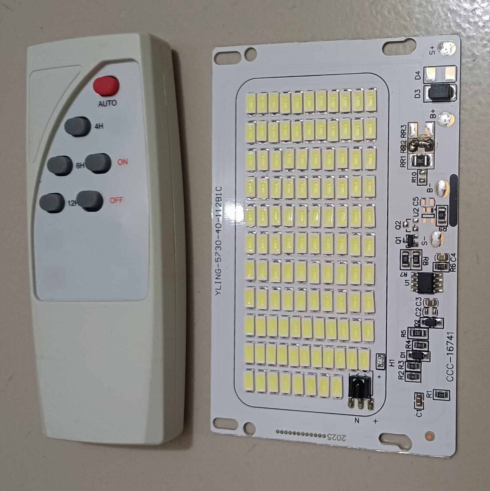 3.7V 80W Solar Light Control Circuit Board & 112 LED Panel Kit (YLING-5730)