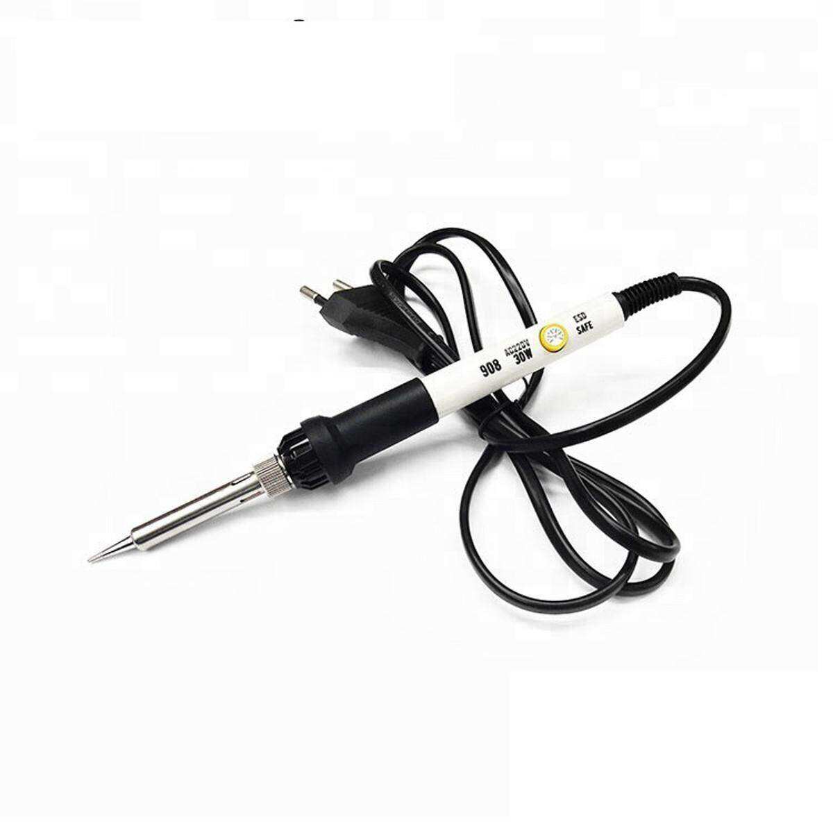 908 Adjustable Temperature Soldering Iron 60W 220V ESD Safe Pen