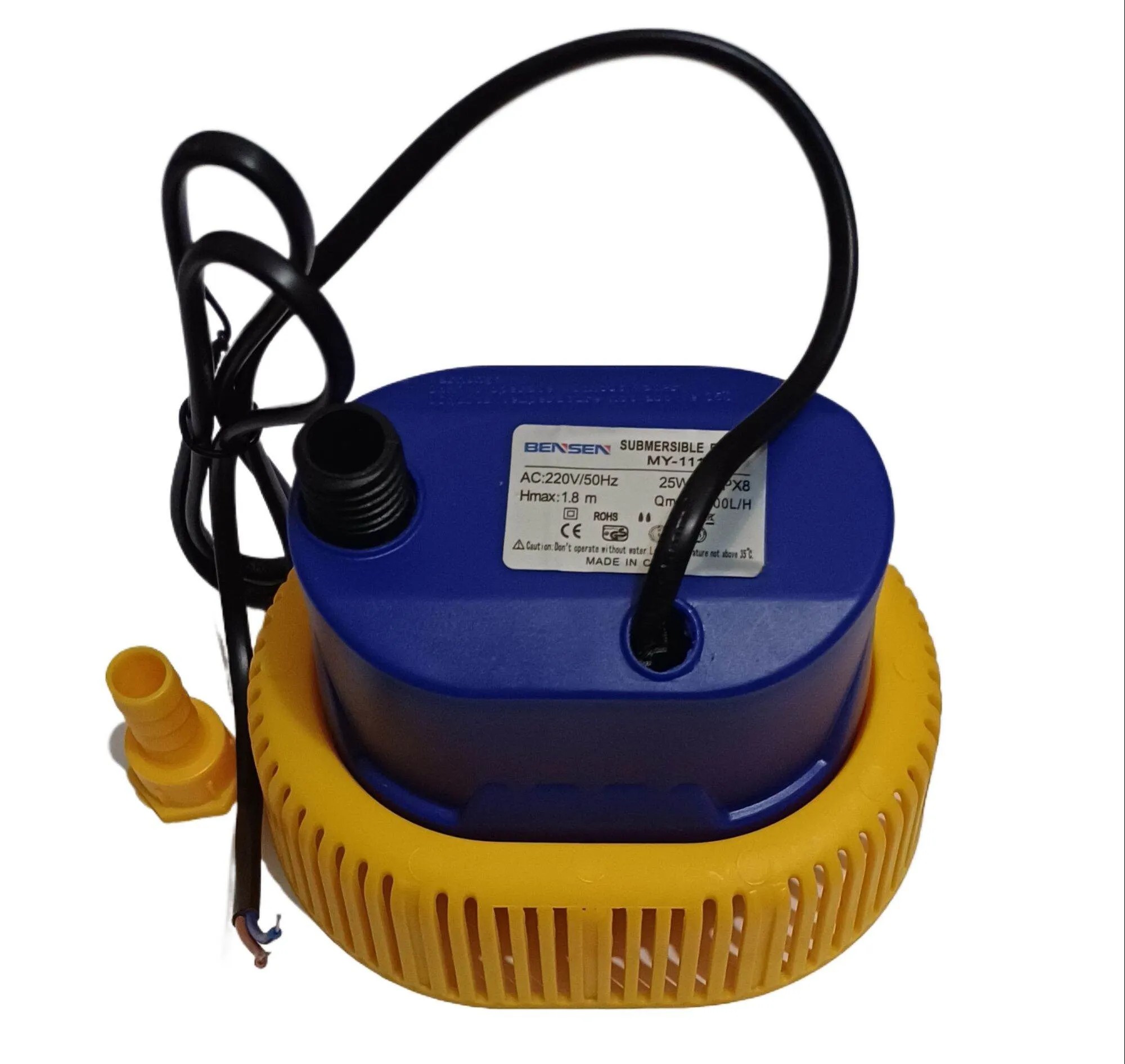 Bensen MY-111D 25W Submersible Water Pump for Aquarium and Fountains