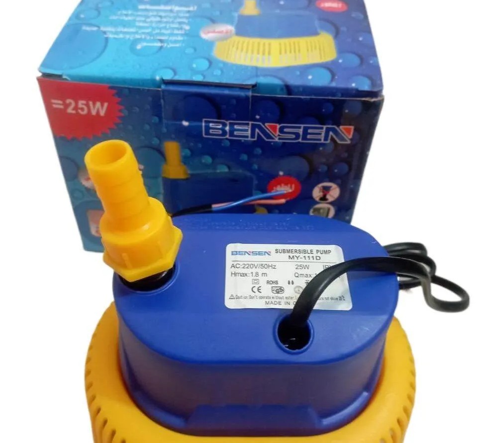 Bensen MY-111D 25W Submersible Water Pump for Aquarium and Fountains