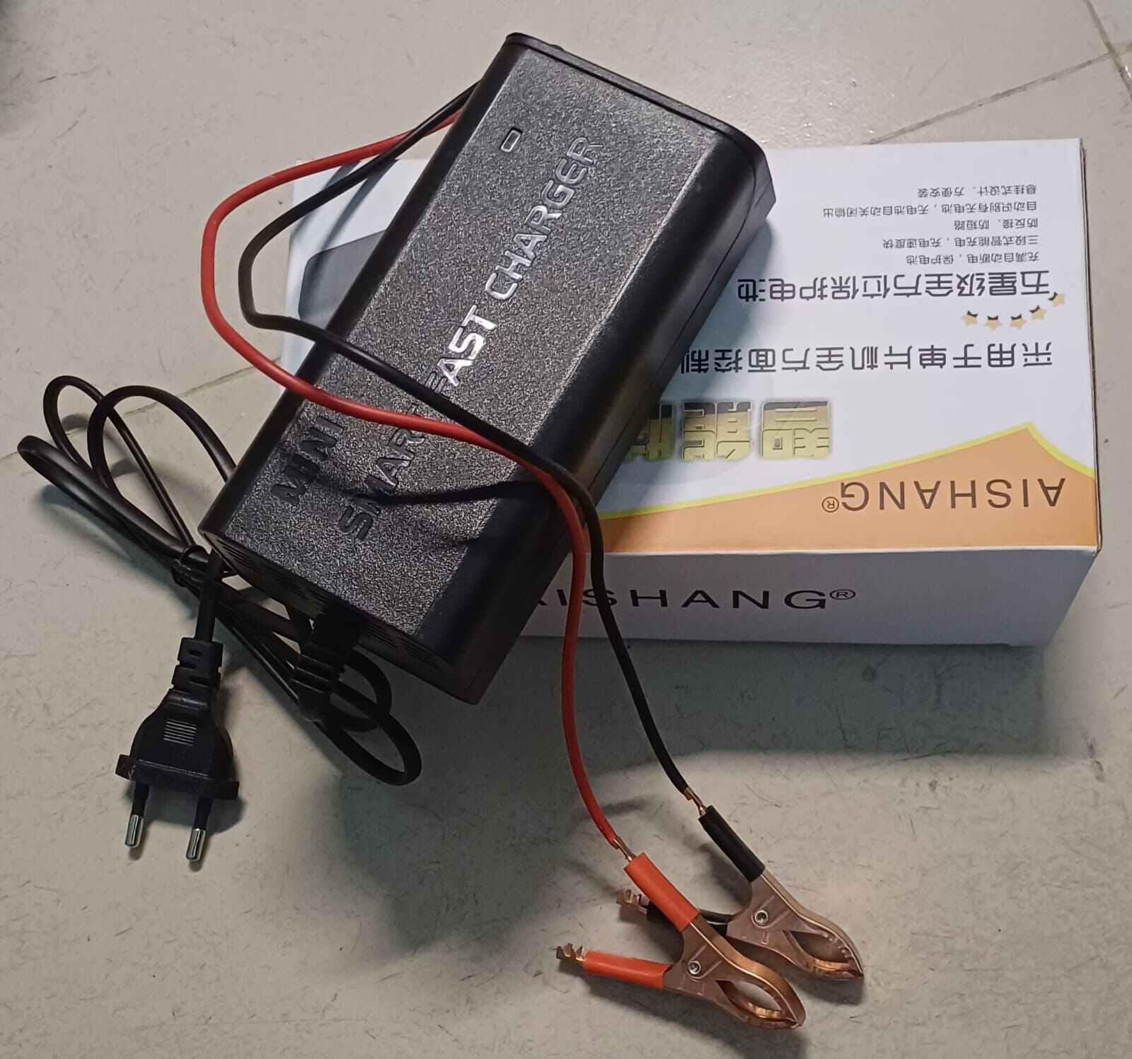 Aishang Mini Smart Fast Battery Charger with Auto Cut-Off Protection