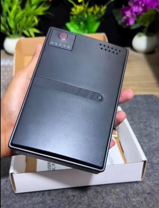 18W DC Portable Mini UPS for WiFi Router - 18650 Battery (Without Battery)