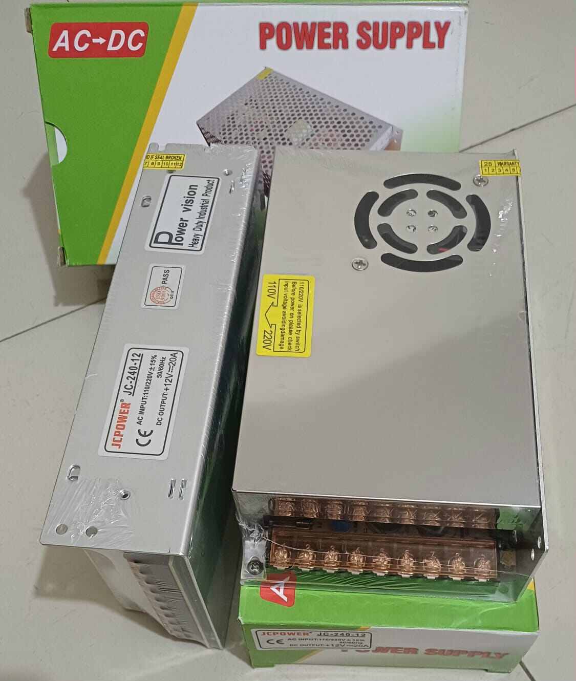 JCPOWER JC-240-12 12V 20A 240W AC to DC Switching Power Supply