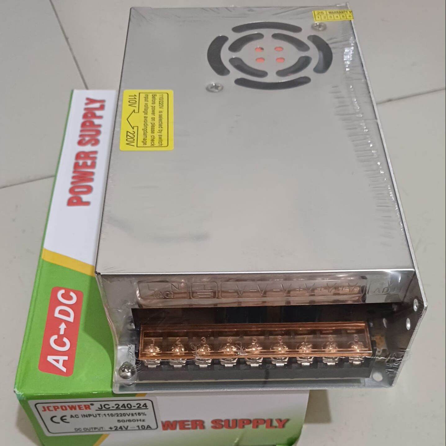 JCPOWER JC-240-24 24V 10A 240W AC to DC Switching Power Supply
