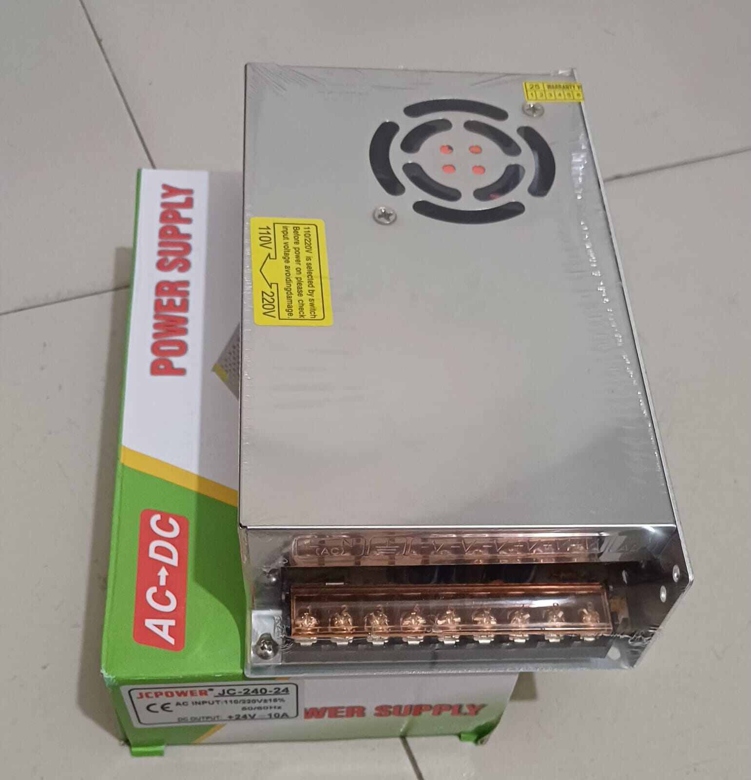 JCPOWER JC-240-24 24V 10A 240W AC to DC Switching Power Supply