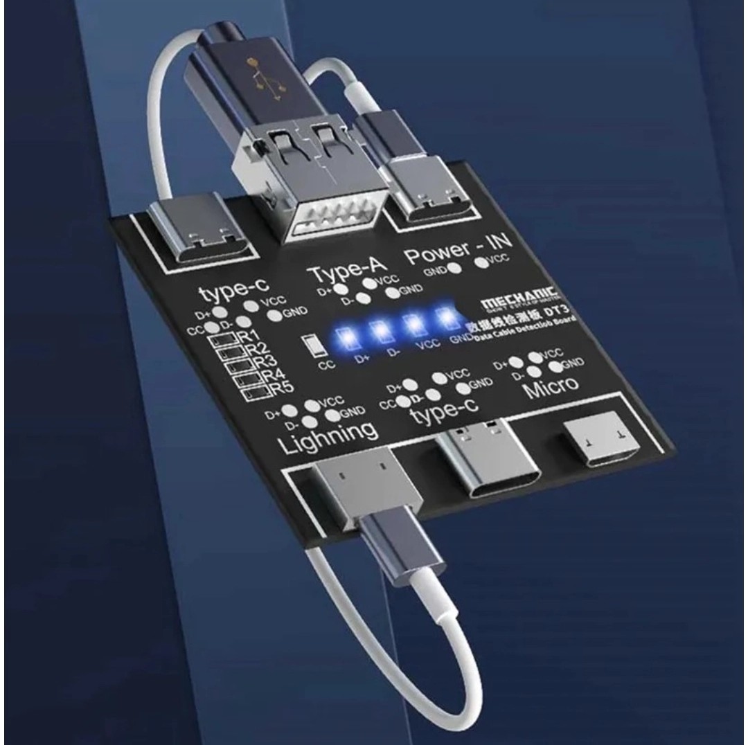 Mechanic DT3 USB Data Cable Detection Board Tester for Type-C Micro