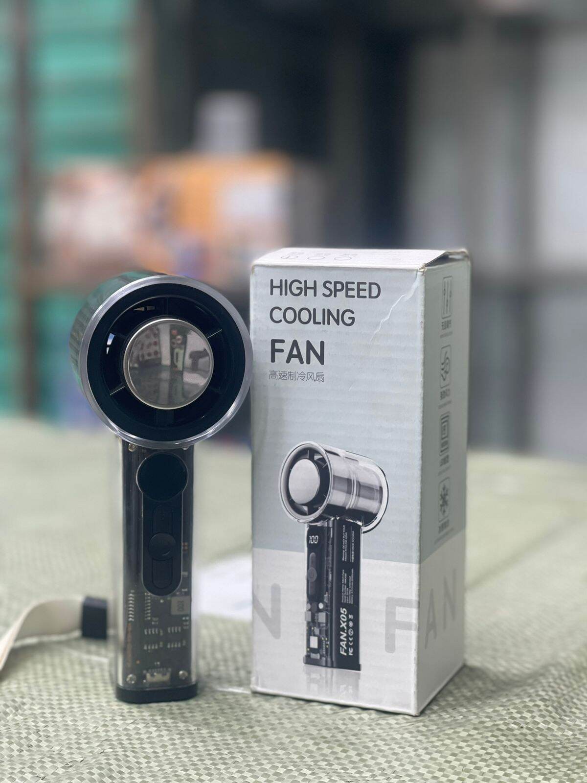 FAN.X05 High Speed Portable Handheld Cooling Turbine Fan with LED Display