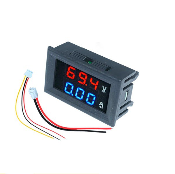 DC 100V 10A Digital Voltmeter Ammeter Dual Display Volt Amp Meter