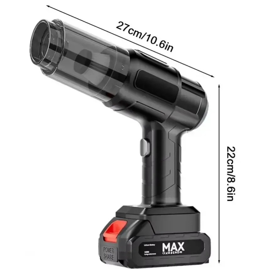 Wireless Handheld Car Vacuum Cleaner with Rechargeable Battery