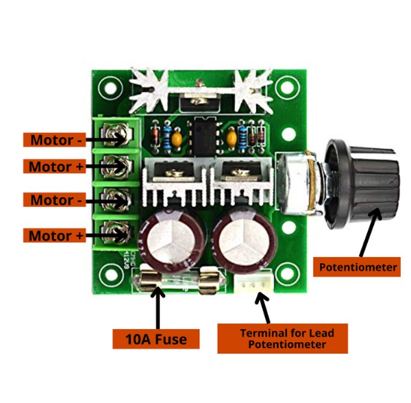 12V-40V 10A PWM DC Motor Speed Controller Adjustable Regulator