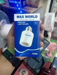 Max World 428A Smart Wireless Remote Control Lamp Holder (B22 to E27)